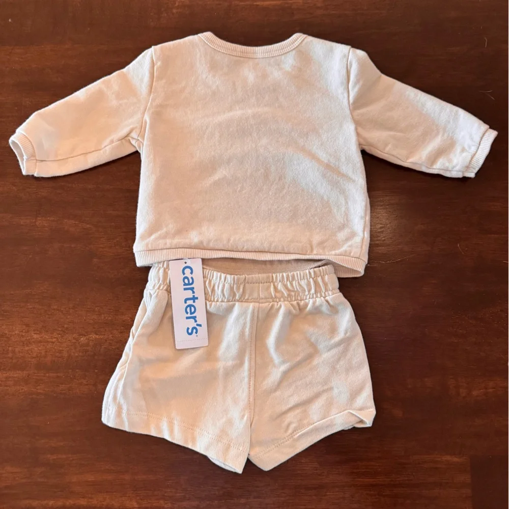 Carter's Cream Baby Matching Set - Picture 5 of 7